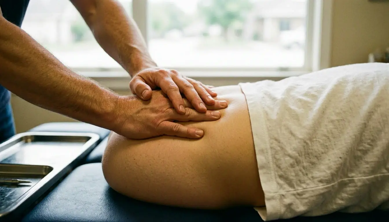 Adjustment in Chiropractor: Adjustment is a precise manual procedure chiropractors use to apply controlled force—visual...