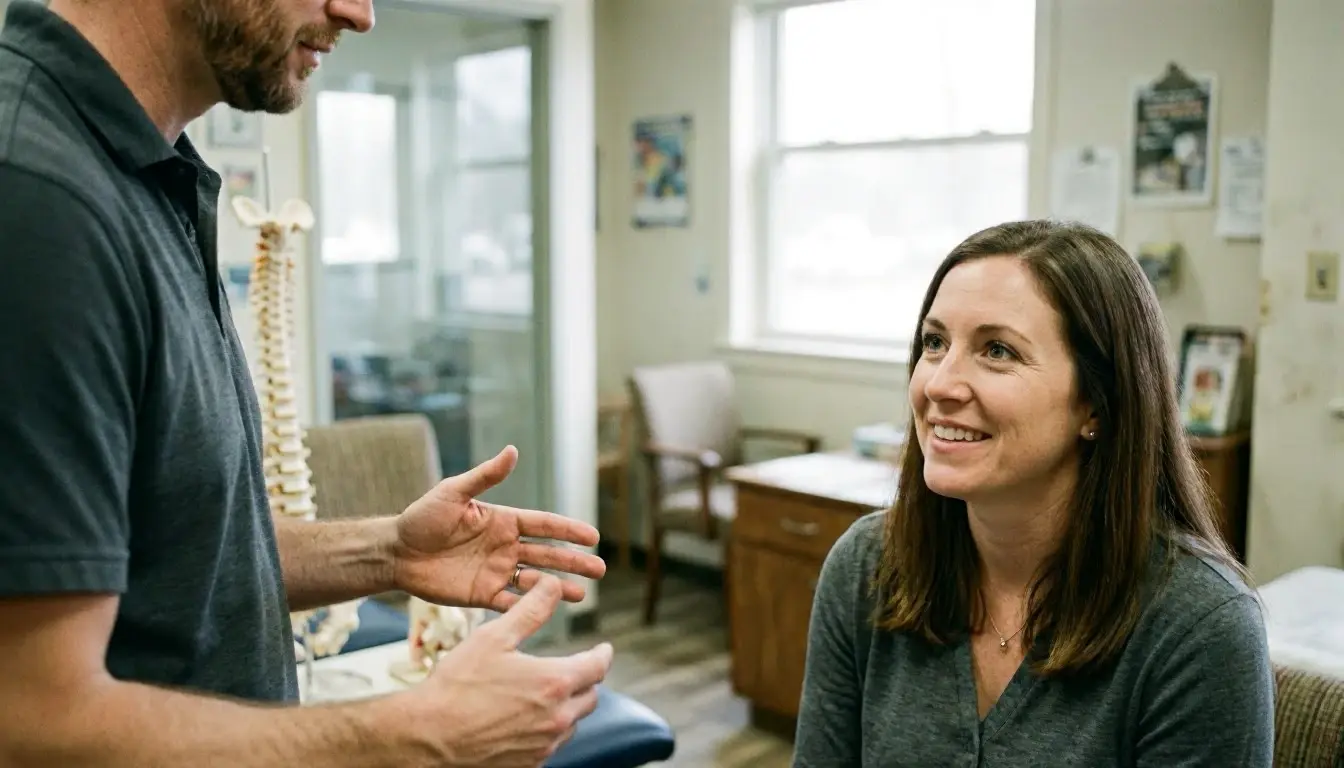 How Adjustment applies to Chiropractor services in Riverdale, United States—practical illustration