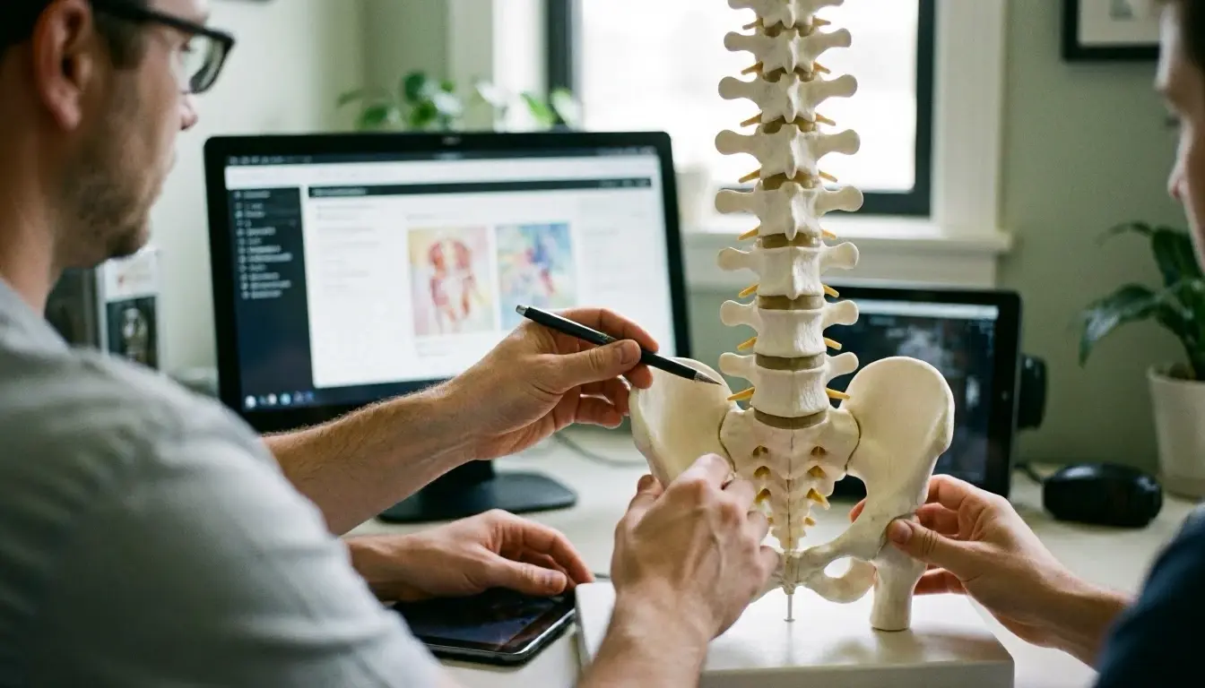 How Lumbar Spine applies to Chiropractor services in Riverdale, United States—practical illustration